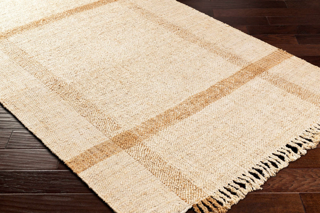 Hand Woven Beige Modern Style Jute Area Rug - The Rug Decor