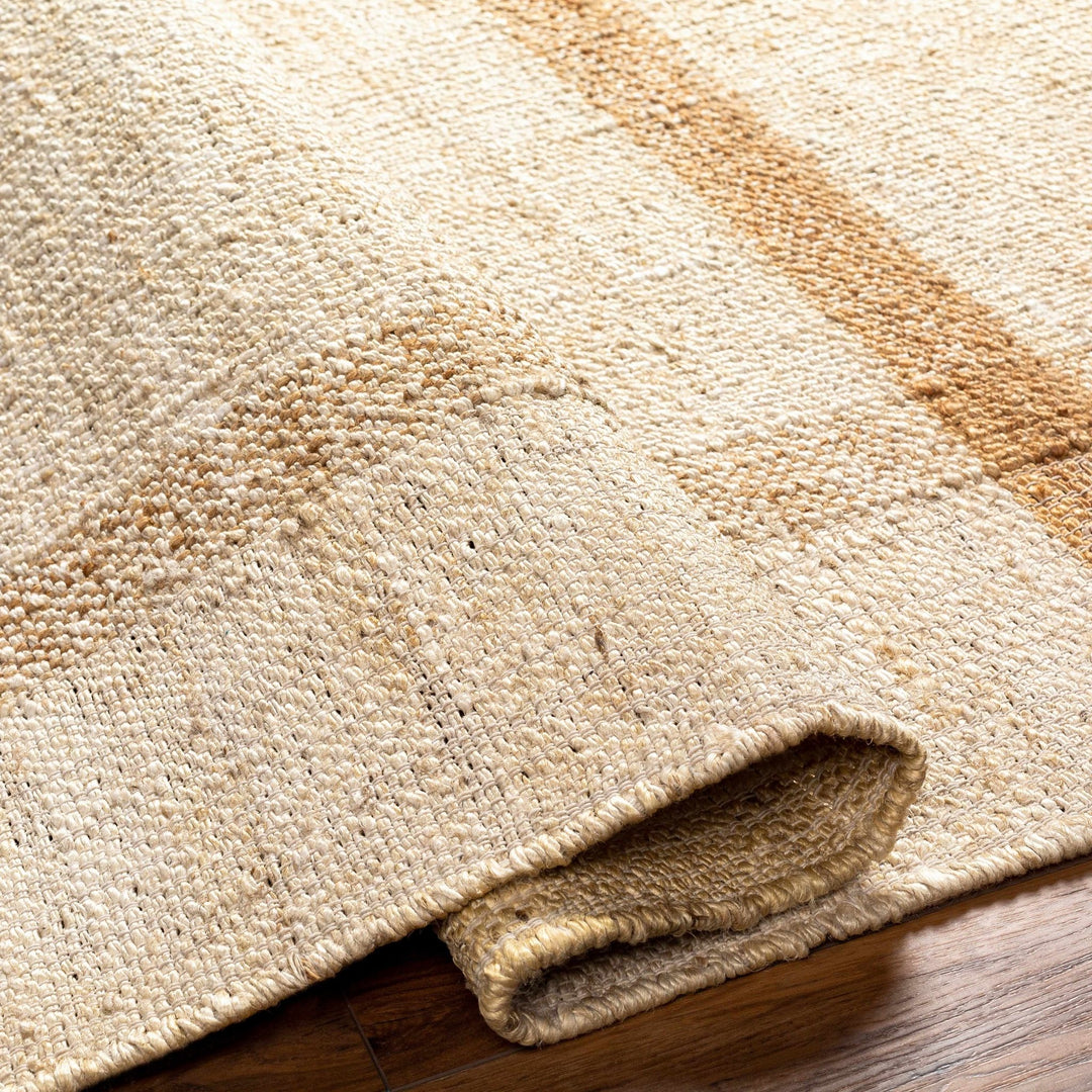 Hand Woven Beige Modern Style Jute Area Rug - The Rug Decor