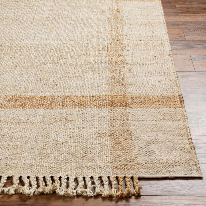Hand Woven Beige Modern Style Jute Area Rug - The Rug Decor