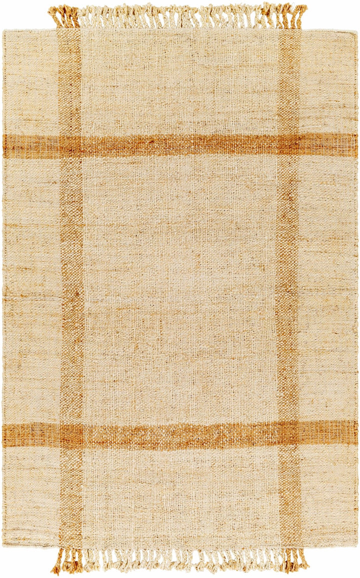 Hand Woven Beige Modern Style Jute Area Rug - The Rug Decor