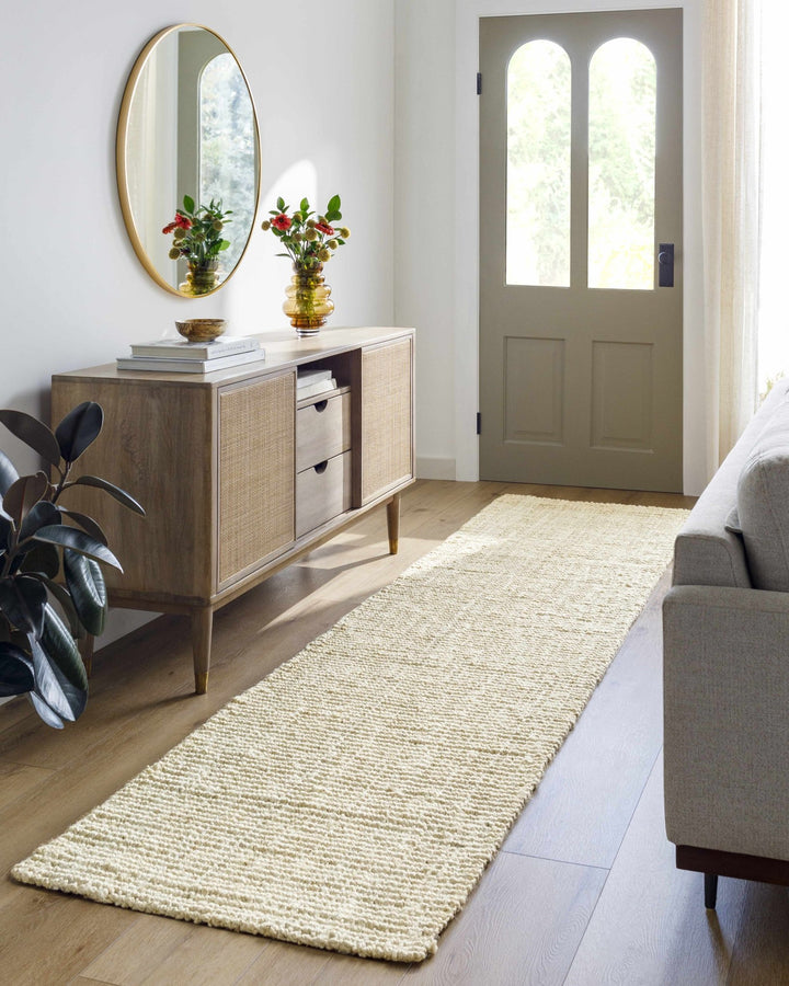 Hand Woven coarse texture Beige Multi size Jute Area Rug - The Rug Decor