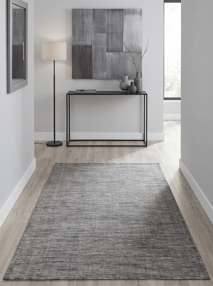 Hand Woven Gray Modern Style Wool Area Rug - The Rug Decor
