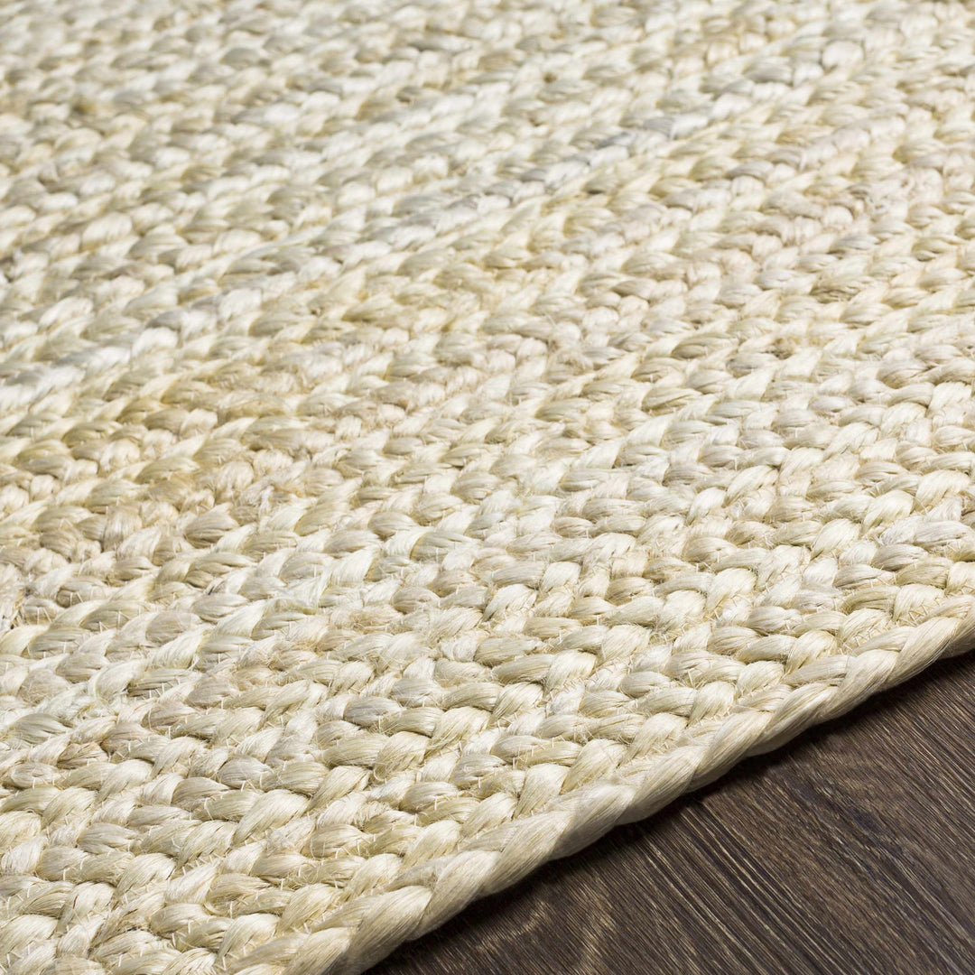 Hand Woven Ivory and Beige Jute Braided Multi Size Area Rug - The Rug Decor