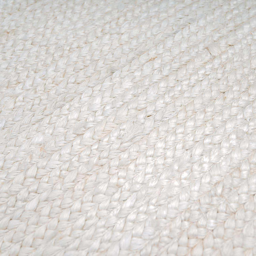 Hand Woven Ivory and Beige Jute Braided Multi Size Area Rug - The Rug Decor