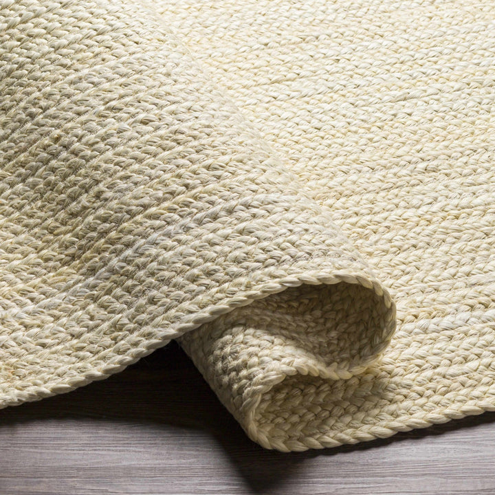 Hand Woven Ivory and Beige Jute Braided Multi Size Area Rug - The Rug Decor
