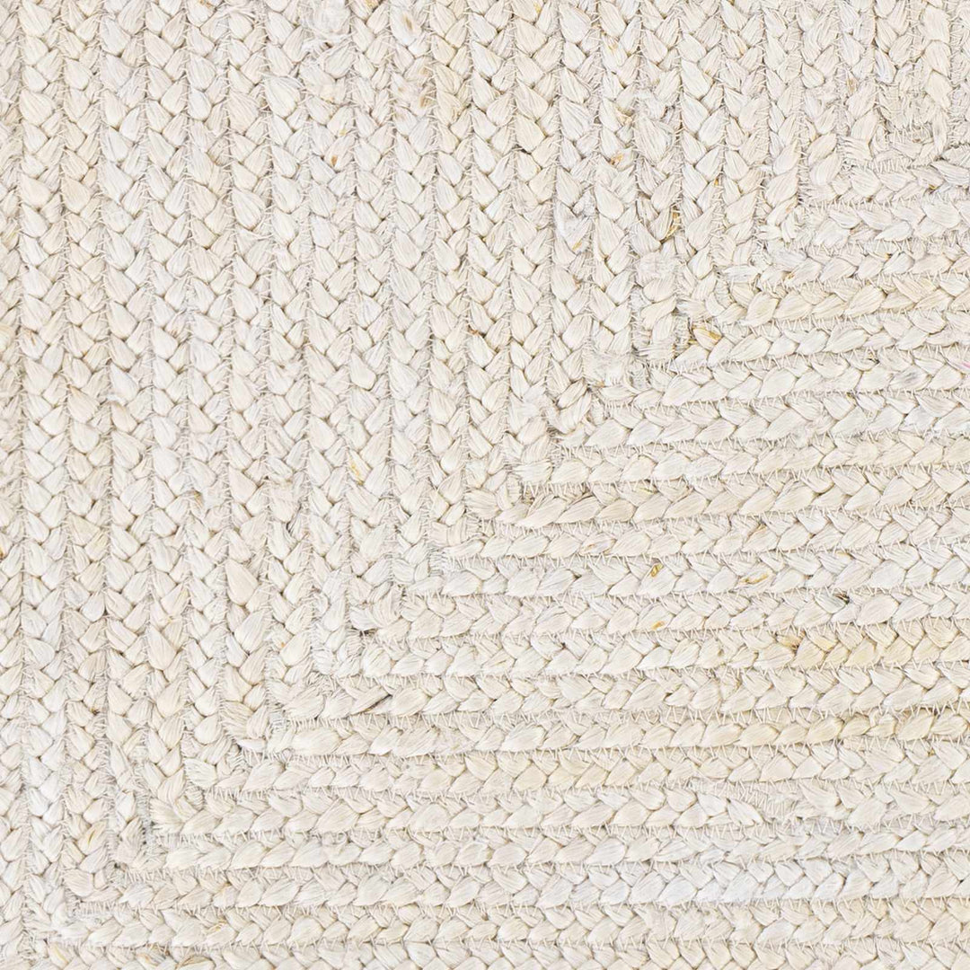 Hand Woven Ivory and Beige Jute Braided Multi Size Area Rug - The Rug Decor