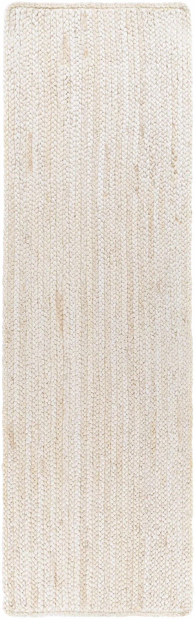 Hand Woven Ivory and Beige Jute Braided Multi Size Area Rug - The Rug Decor
