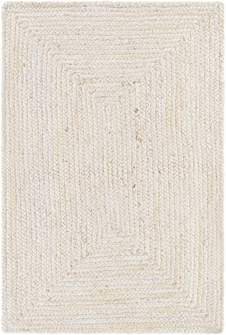 Hand Woven Ivory and Beige Jute Braided Multi Size Area Rug - The Rug Decor
