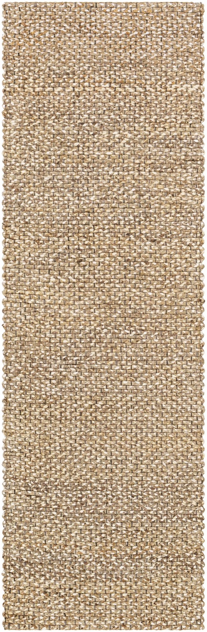 Hand Woven Ivory and Tan Natural Jute textured Multi size Area Rug - The Rug Decor