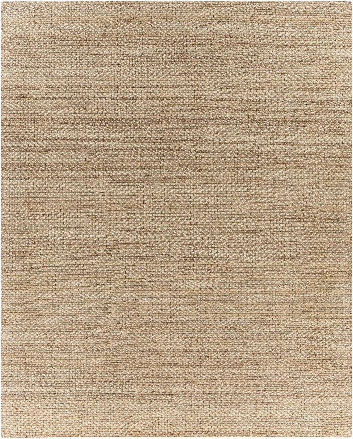 Hand Woven Ivory and Tan Natural Jute textured Multi size Area Rug - The Rug Decor