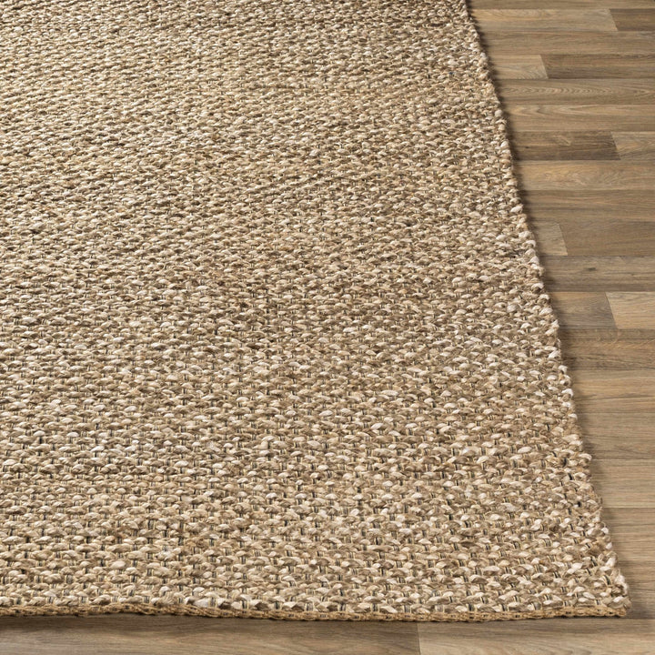 Hand Woven Ivory and Tan Natural Jute textured Multi size Area Rug - The Rug Decor