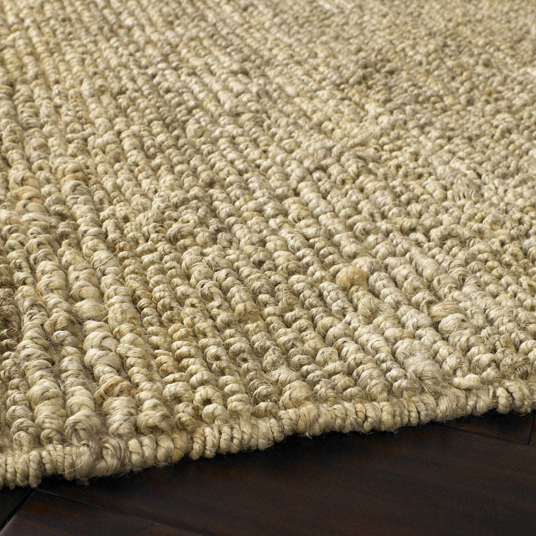 Hand Woven Ivory Modern Style Braided Jute Carpet - The Rug Decor