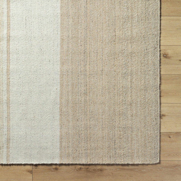 Hand Woven Myrna Contemporary Tan And Ivory Area Rug - The Rug Decor
