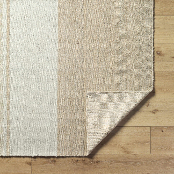 Hand Woven Myrna Contemporary Tan And Ivory Area Rug - The Rug Decor