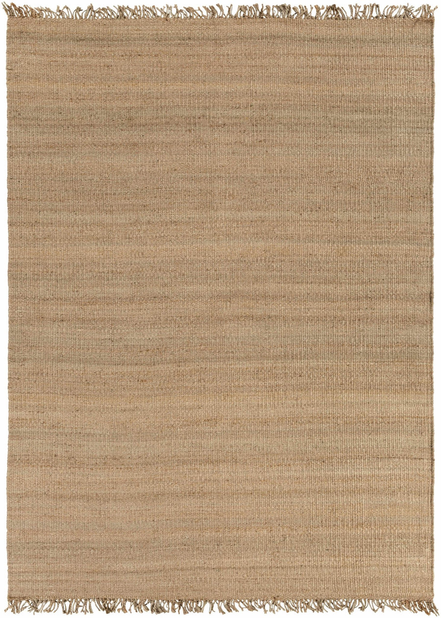 Hand woven Natural Brown Jute Flatweave Multi Size area Rug - The Rug Decor