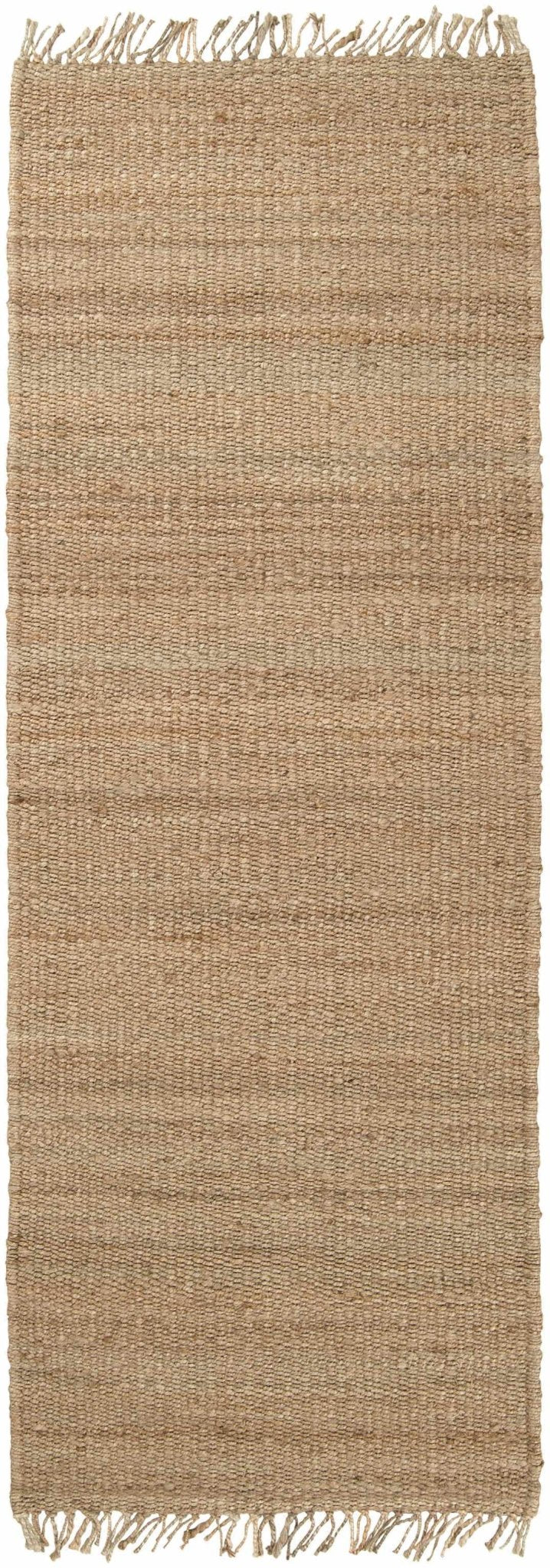 Hand woven Natural Brown Jute Flatweave Multi Size area Rug - The Rug Decor