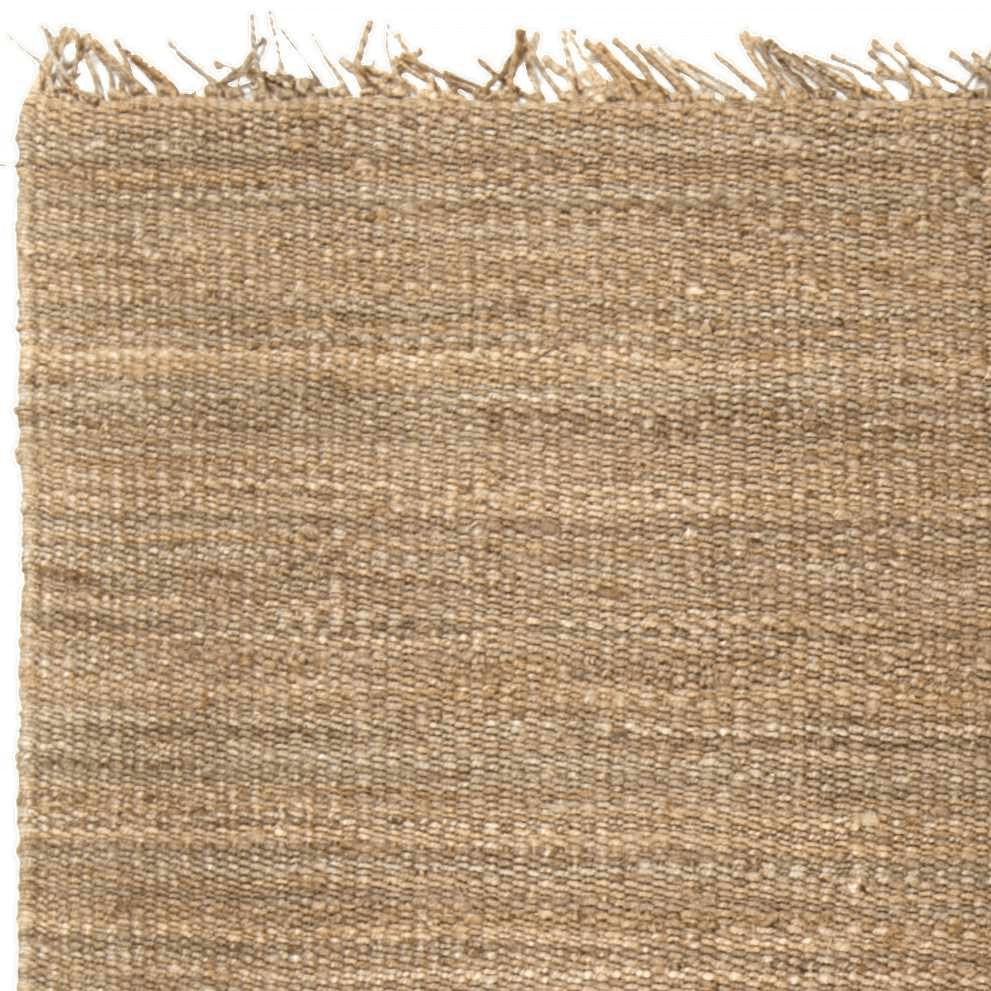 Hand woven Natural Brown Jute Flatweave Multi Size area Rug - The Rug Decor
