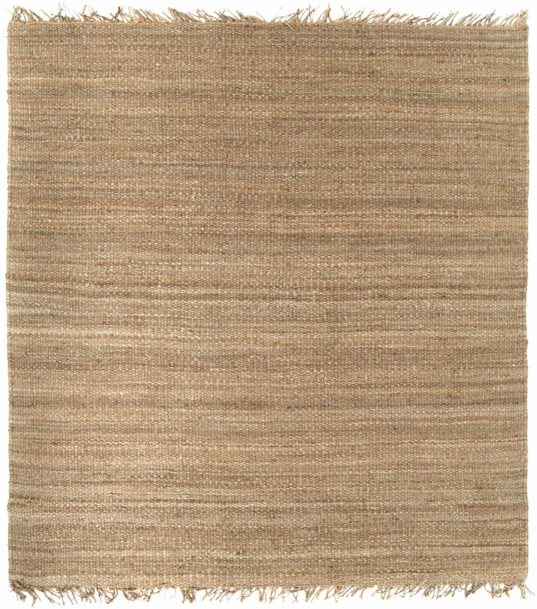 Hand woven Natural Brown Jute Flatweave Multi Size area Rug - The Rug Decor