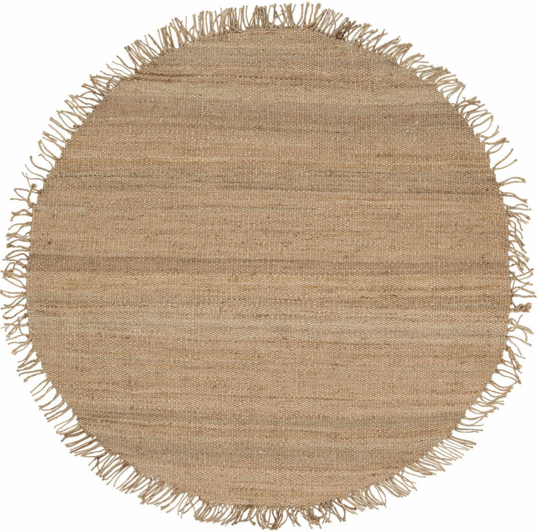 Hand woven Natural Brown Jute Flatweave Multi Size area Rug - The Rug Decor