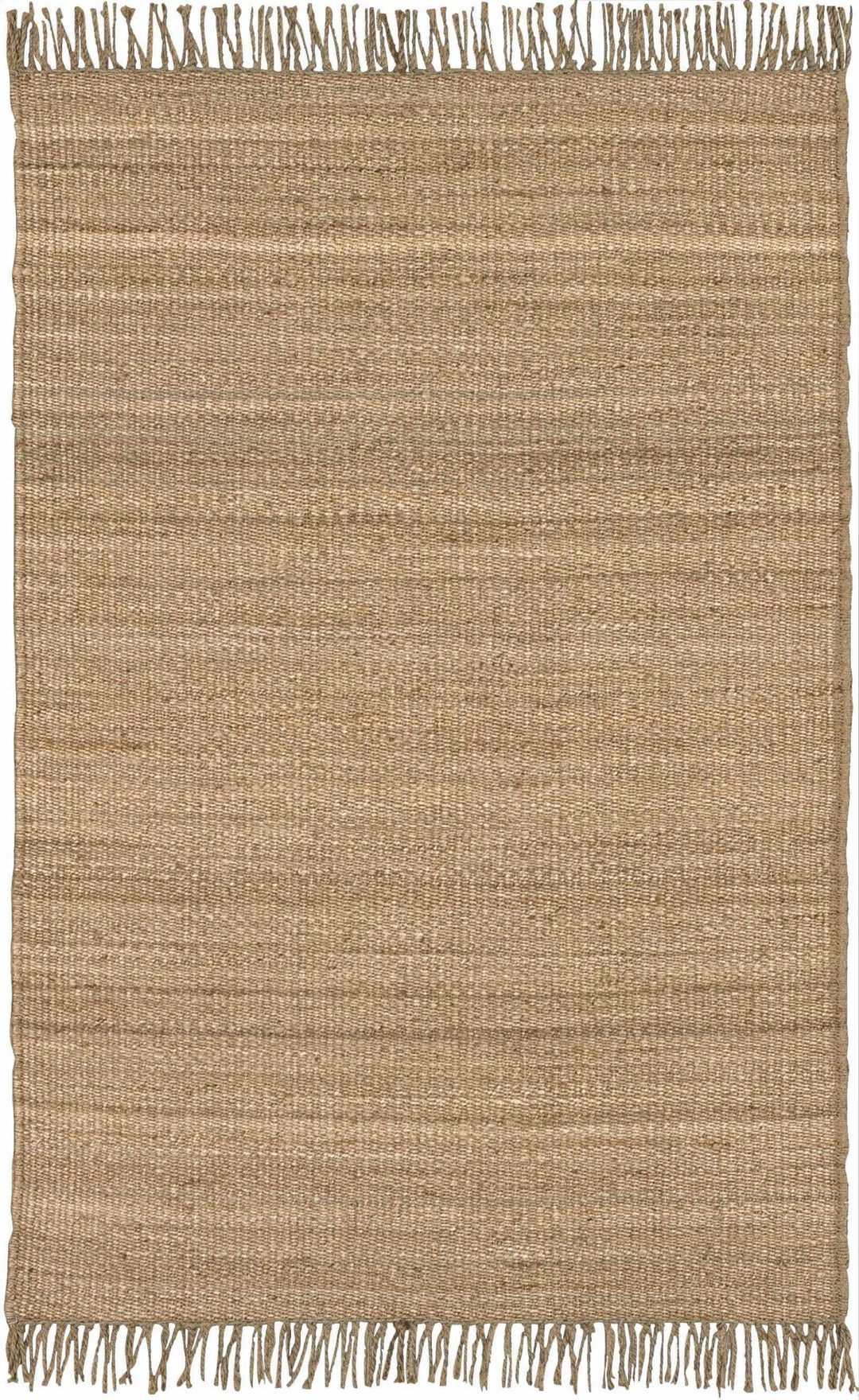 Hand woven Natural Brown Jute Flatweave Multi Size area Rug - The Rug Decor