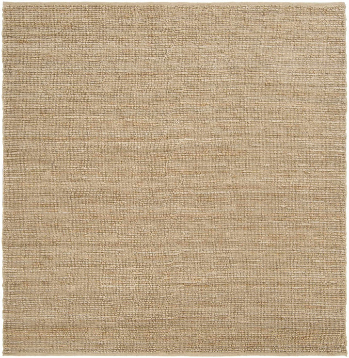 Hand woven Natural Brown Stripes Texture Chunky Jute Multi size Area Rug - The Rug Decor