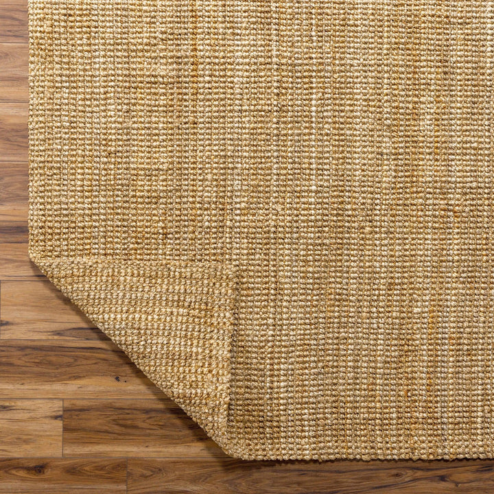 Hand Woven Natural Brown Textured Multi size Jute Area Rug - The Rug Decor