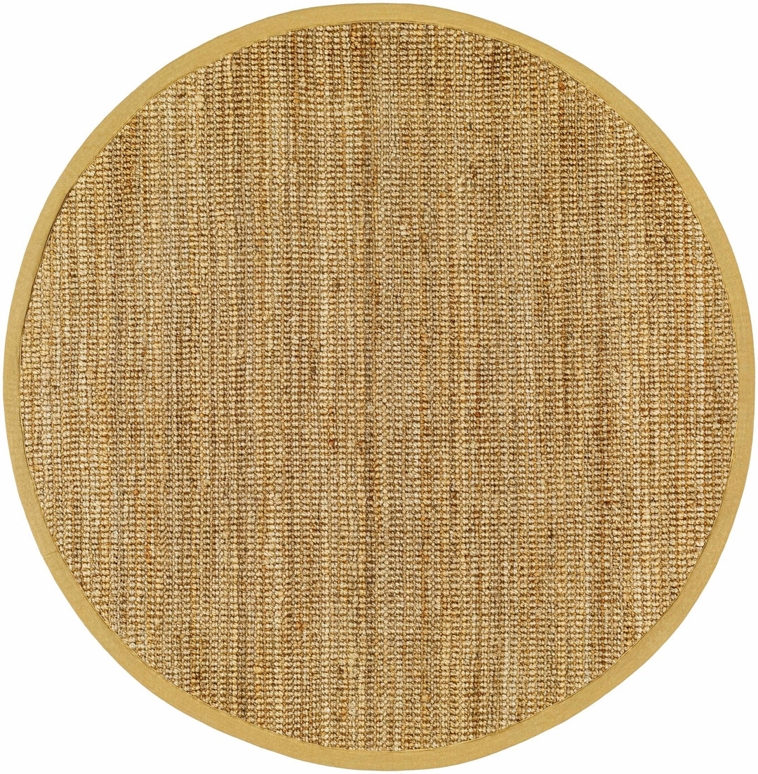 Hand Woven Natural Brown Textured Multi size Jute Area Rug - The Rug Decor