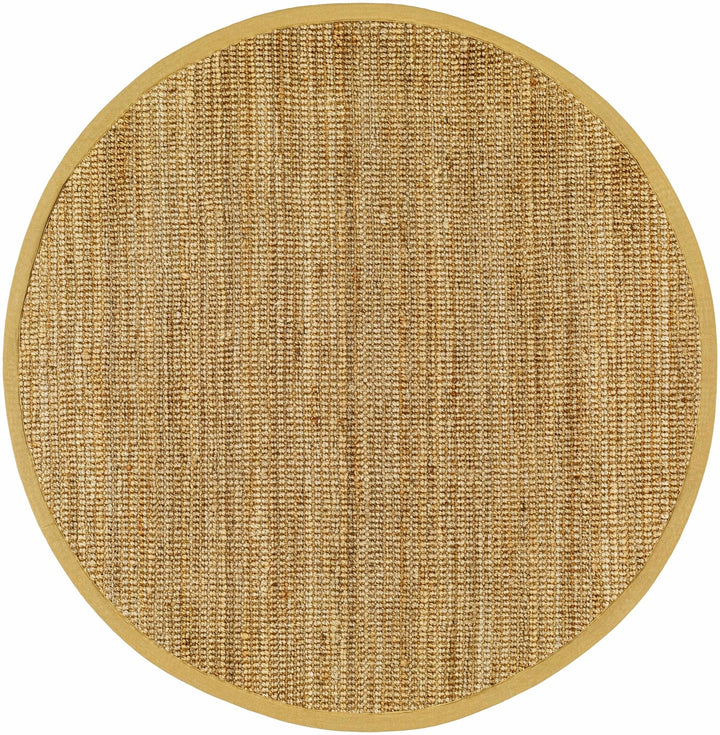 Hand Woven Natural Brown Textured Multi size Jute Area Rug - The Rug Decor