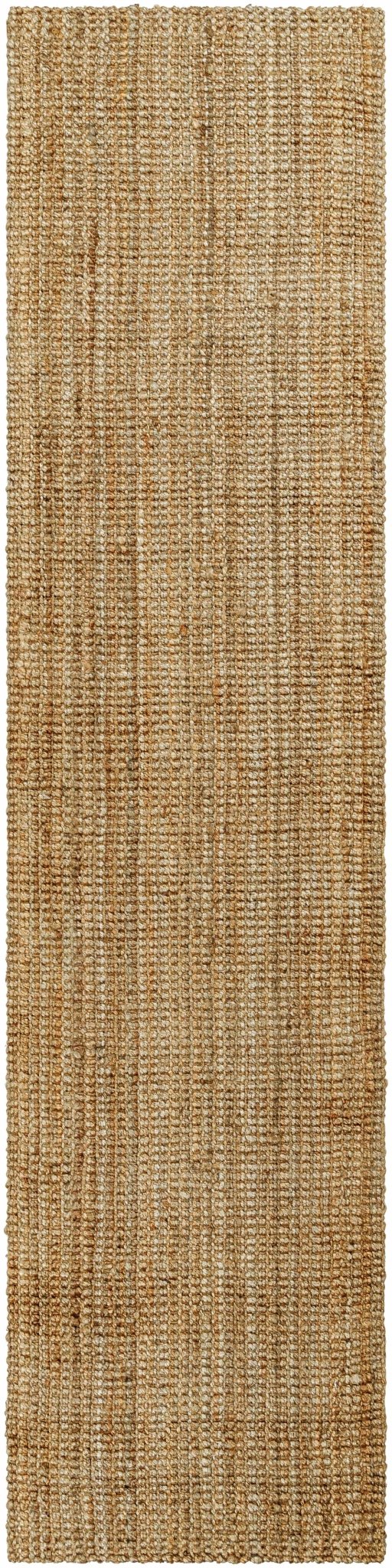 Hand Woven Natural Brown Textured Multi size Jute Area Rug - The Rug Decor