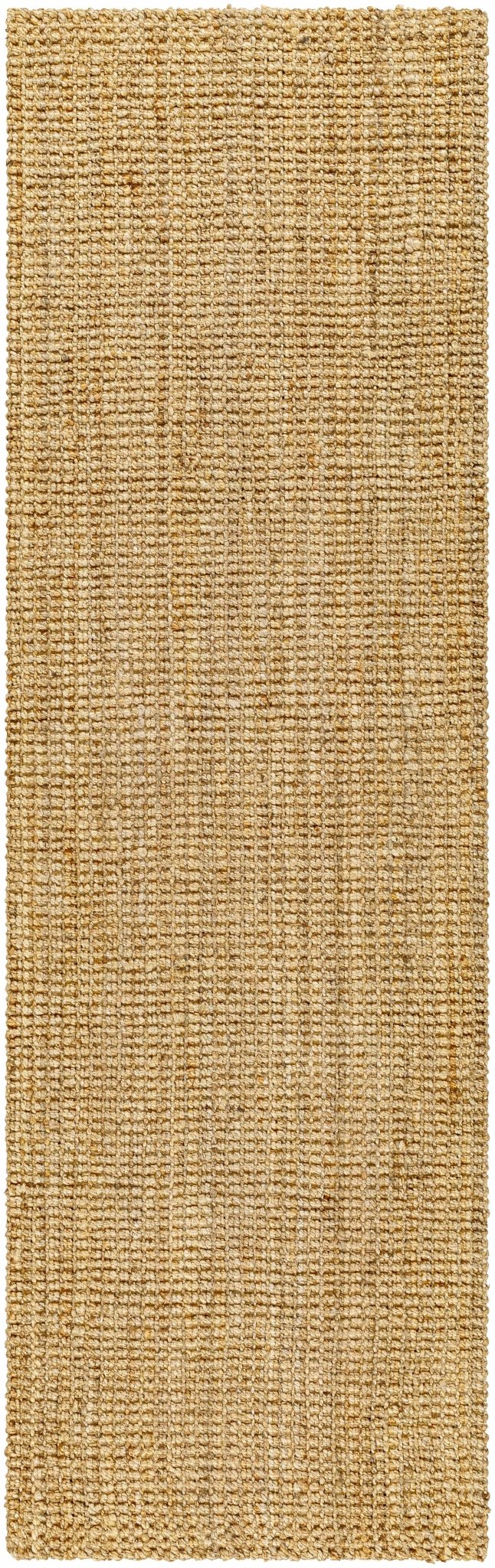 Hand Woven Natural Brown Textured Multi size Jute Area Rug - The Rug Decor