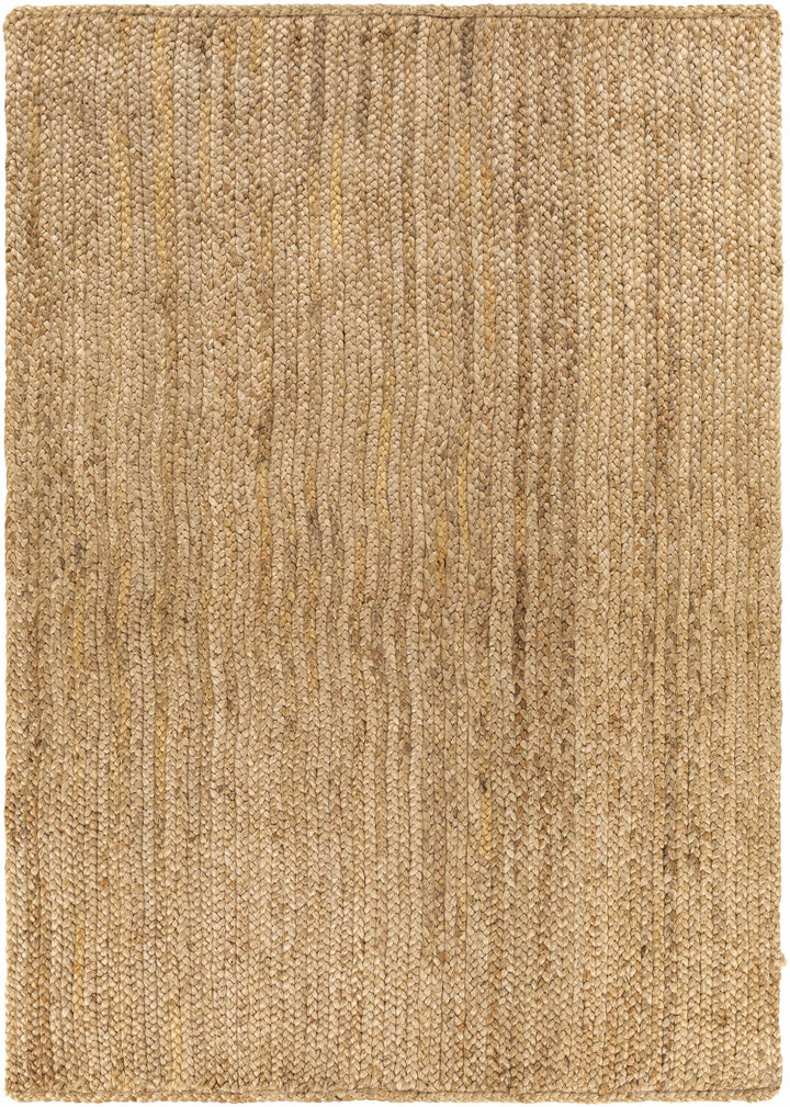 Hand Woven Natural Brown Traditional Jute Braided Multi size Rug - The Rug Decor