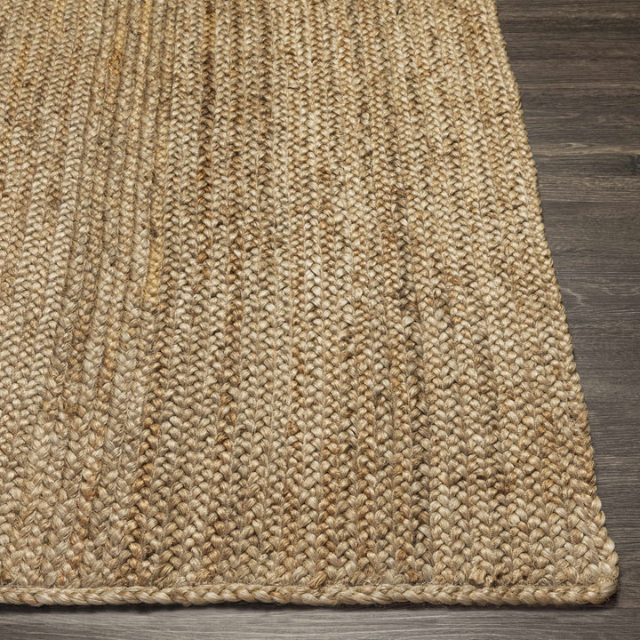 Hand Woven Natural Brown Traditional Jute Braided Multi size Rug - The Rug Decor