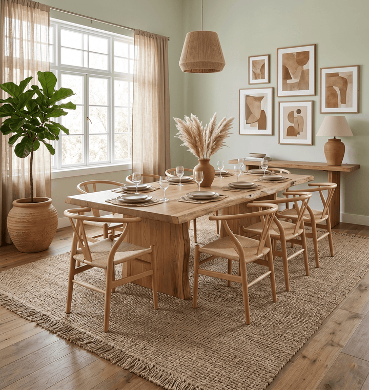 Hand Woven Natural Fiber Brown Natural Jute Rug - The Rug Decor
