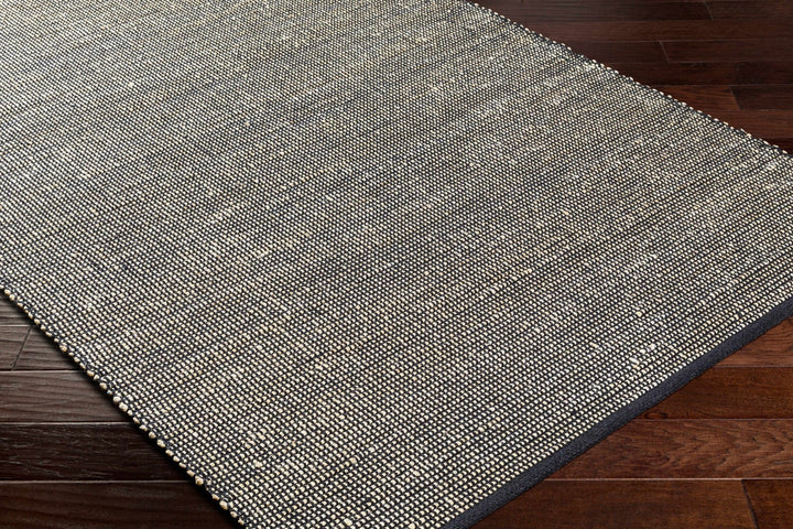 Hand Woven Southwestern Style Gray and Black Jute Rug - The Rug Decor