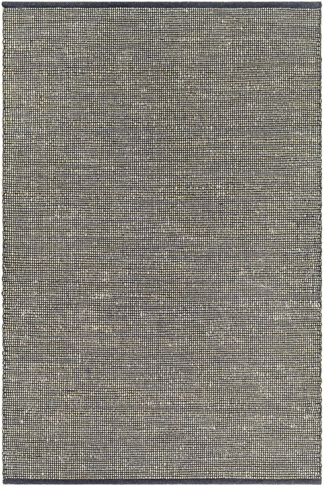 Hand Woven Southwestern Style Gray and Black Jute Rug - The Rug Decor