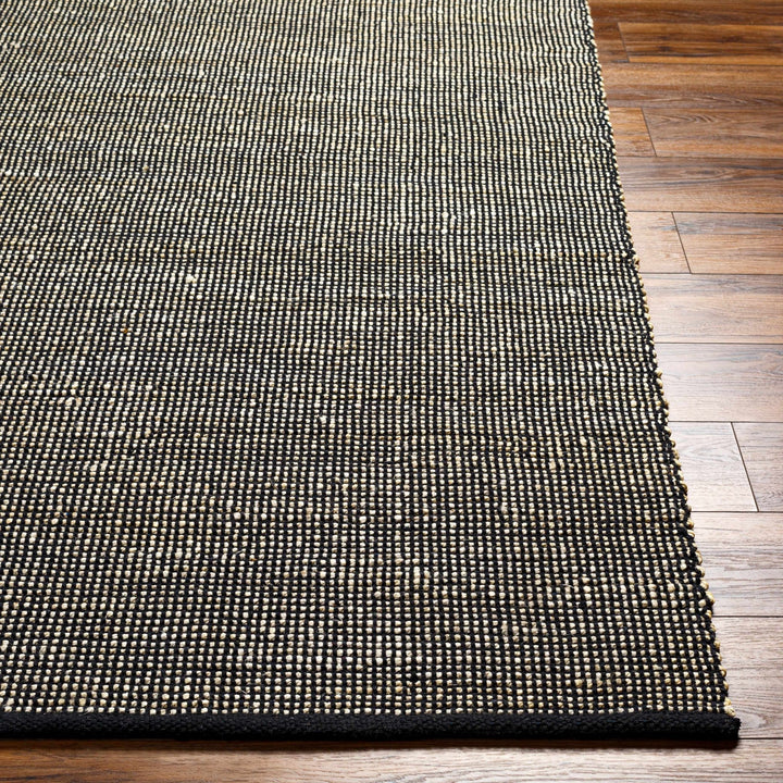 Hand Woven Southwestern Style Gray and Black Jute Rug - The Rug Decor