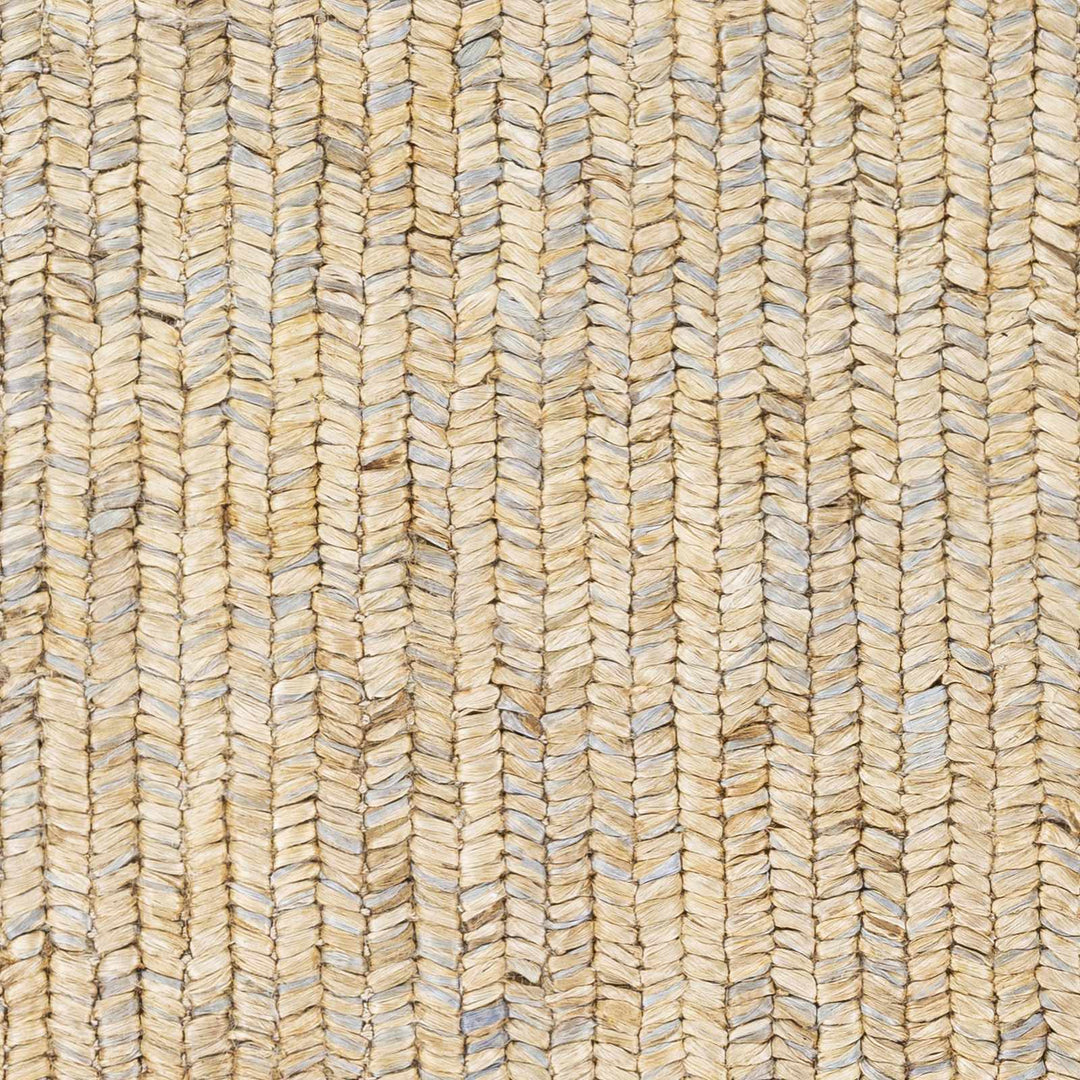 Hand Woven Tan, Gray and natural Brown Chevron Design Jute Rug - The Rug Decor