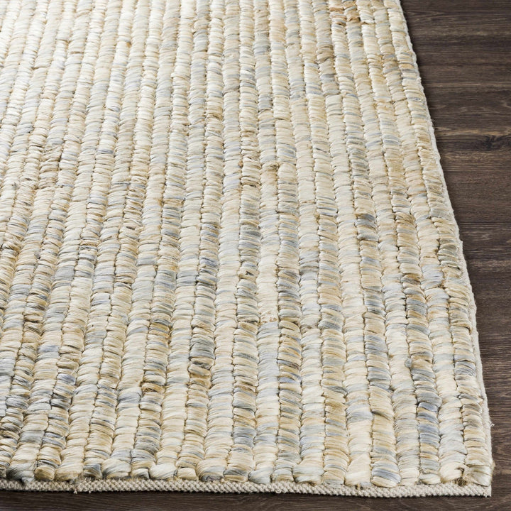 Hand Woven Tan, Gray and natural Brown Chevron Design Jute Rug - The Rug Decor