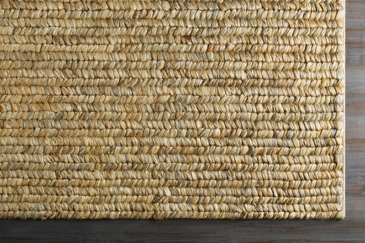 Hand Woven Tan, Gray and natural Brown Chevron Design Jute Rug - The Rug Decor