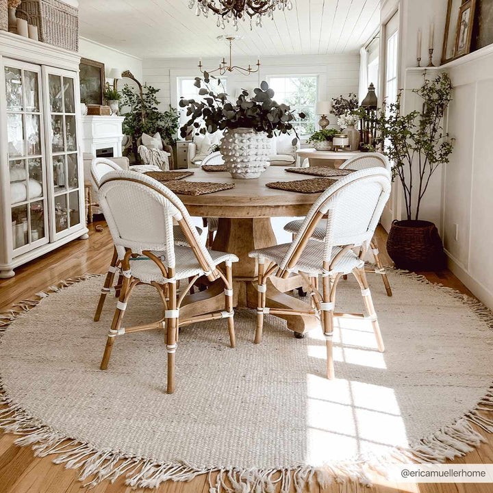 Hand Woven Tan Multi Size Jute Area Rug - The Rug Decor