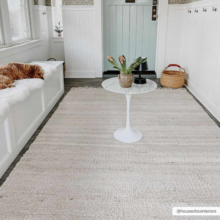 Hand Woven Tan Multi Size Jute Area Rug - The Rug Decor