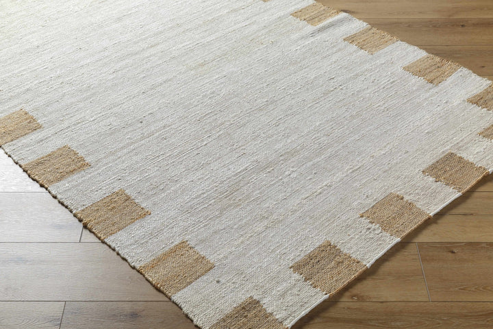 Hand Woven White Modern Style Jute Carpet - The Rug Decor