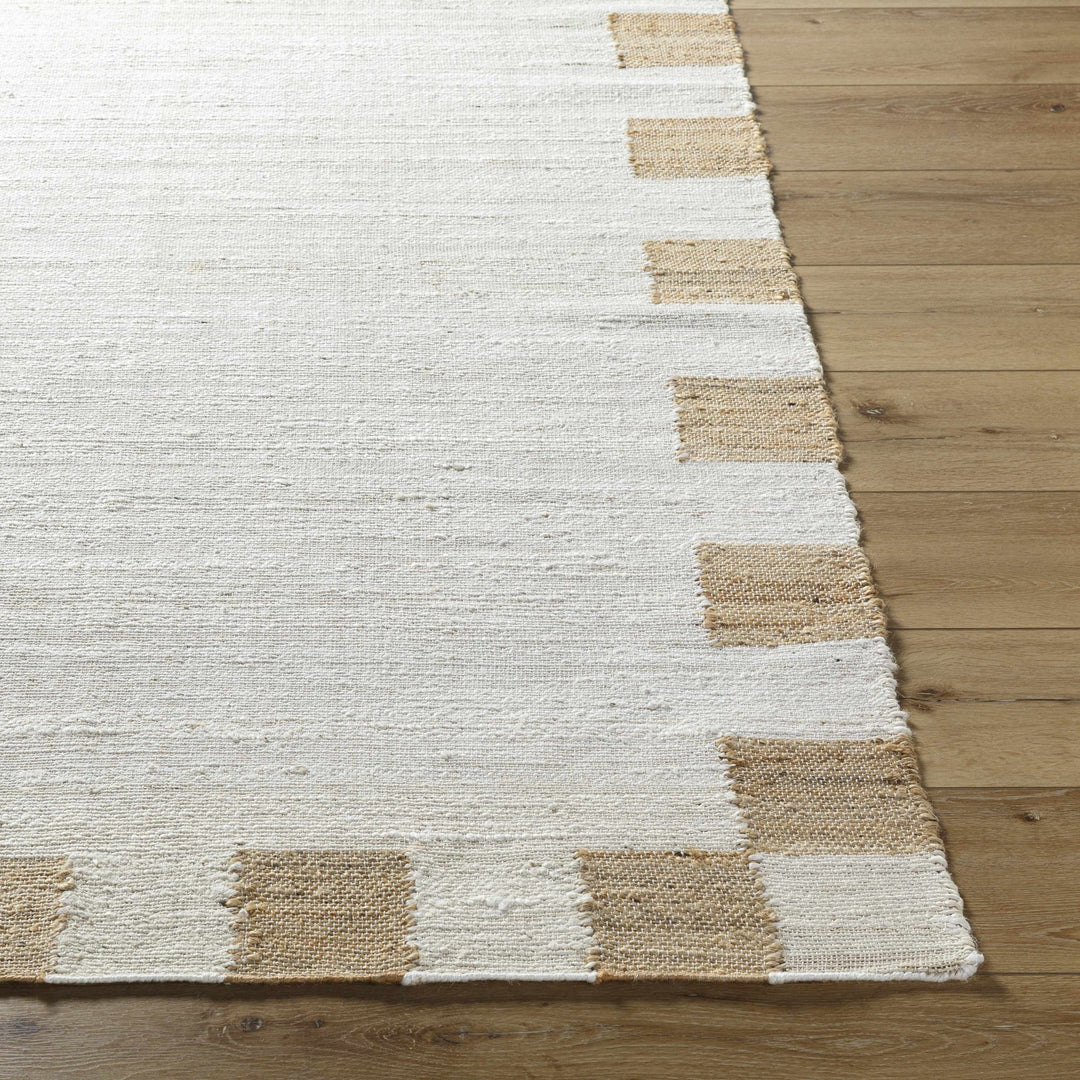 Hand Woven White Modern Style Jute Carpet - The Rug Decor