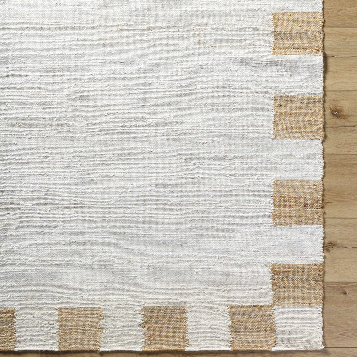 Hand Woven White Modern Style Jute Carpet - The Rug Decor