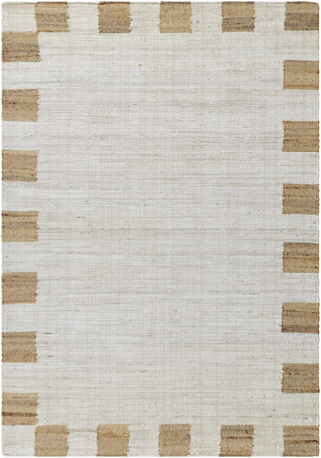 Hand Woven White Modern Style Jute Carpet - The Rug Decor