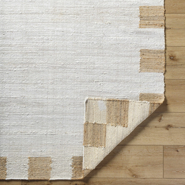 Hand Woven White Modern Style Jute Carpet - The Rug Decor