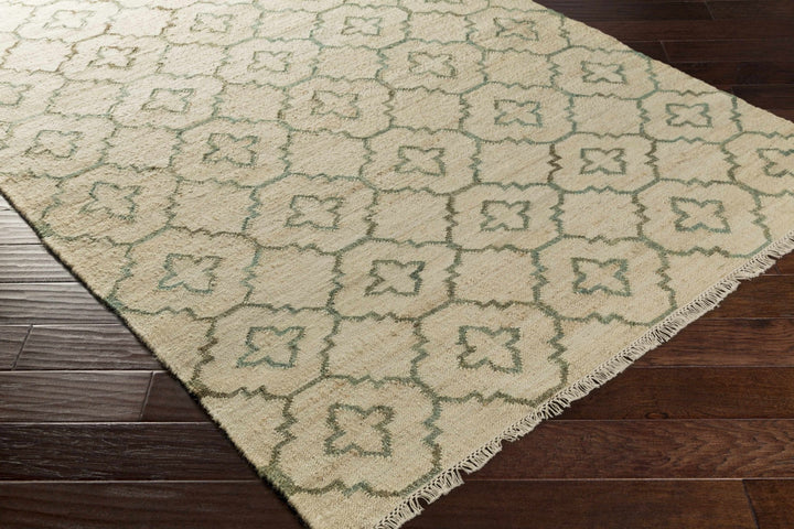 Handcrafted Cream Fringed Jute Carpet - The Rug Decor