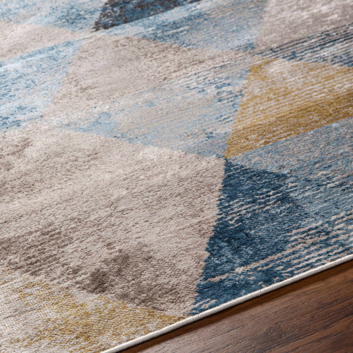 Hanif Modern Geometric Design Multicolor Area Rug - The Rug Decor