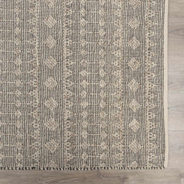 Hanston Modern Style Beige And Black Hand Woven Area Rug - The Rug Decor