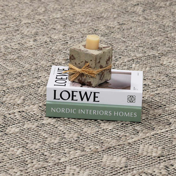 Hanston Modern Style Beige And Black Hand Woven Area Rug - The Rug Decor